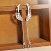 Angel Wing Ear Cuffs Sterling Silver Earrings - Image 3