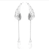 Angel Wing Ear Cuffs Sterling Silver Earrings - Image 2