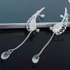 Angel Wing Ear Cuffs Sterling Silver Earrings - Image 5