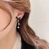 Black Bowknot Korean Earrings - Image 2
