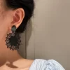 Black Forest Korean Earrings - Image 4