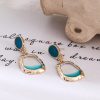 Blue Ocean Floating In The Woods Earrings - Image 6