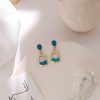 Blue Ocean Floating In The Woods Earrings - Image 5