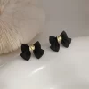 Bow Shaped Stud Earrings - Image 3