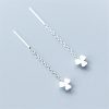 Butterfly Drop Earrings - Image 3