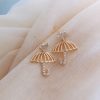 Can You Stop The Rain Detailed Earrings - Image 2