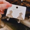 Can You Stop The Rain Detailed Earrings - Image 5