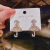 Can You Stop The Rain Detailed Earrings - Image 8