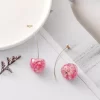Cherry Drop Pink Earrings - Image 2