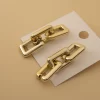 Chunky Chain Long Dangle Earrings - Image 3