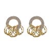 Circles In The Circle Crystal Earrings - Image 2