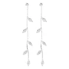 Crystal Leaf In The Strings Earrings - Image 5