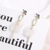 Cute Romantic Acrylic Long Dancing Girl Earrings - Image 2