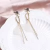 Cute Romantic Acrylic Long Dancing Girl Earrings - Image 3