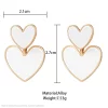 Double Heart Luxury Korean Earrings - Image 4