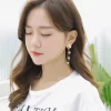 Exaggerated Round Ball Long Tassel Earrings - Image 6