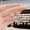 Exquisite Opal Flower Earrings - Image 4