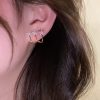Exquisite Zircon Star Drop Earrings - Image 3