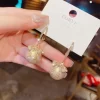 Faux Pearl Decor Drop Earrings - Image 2