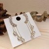 Faux Pearls Long Tassels Earrings - Image 2
