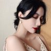 Gold Fish Tail With Pearls Korean Earrings - Image 3