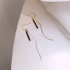 Golden Bar Stylish Looks Earrings - Image 5