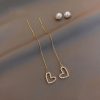 Heart Inside The Pearls Earrings - Image 4