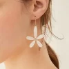 High Sense Of Temperament Petal Earrings - Image 2