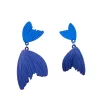 Klein Blue Fishtail Earrings - Image 2