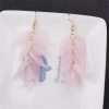 Korean Autumn Leafy Earrings - Image 2