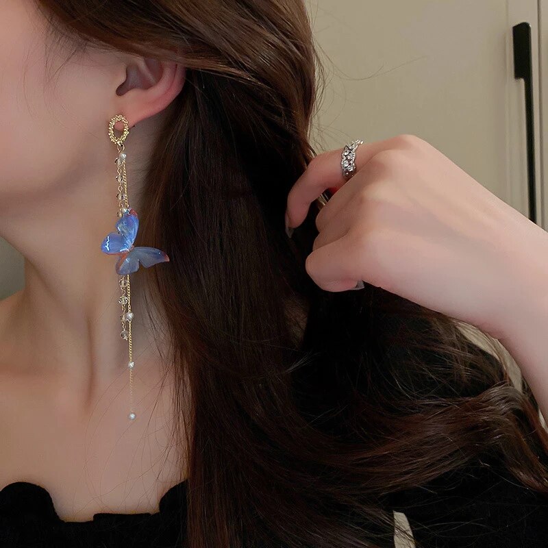 Korean Fairy Butterfly Earrings – Stylish Looks