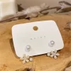 Korean Flower Fish Luxury Earrings - Image 4