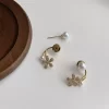 Korean Flower Fish Luxury Earrings - Image 6