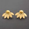 Korean Leafy Earrings - Image 2