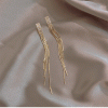 Korean Long Tassel Drop Earrings - Image 4