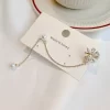 Korean Snowflake Design Earrings - Image 2
