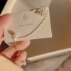 Korean Snowflake Design Earrings - Image 4