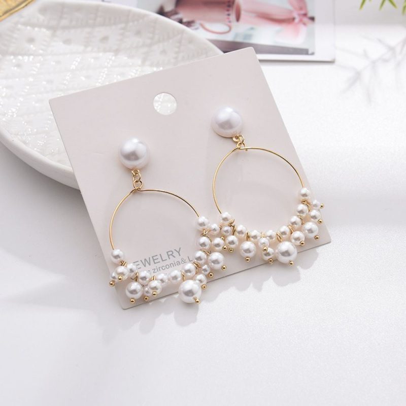 Korean Style Pearl Earrings