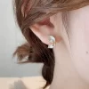 Korean Sweet Butterfly Stud Earrings - Image 4
