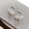 Korean Temperament Resin Flower Earrings - Image 4