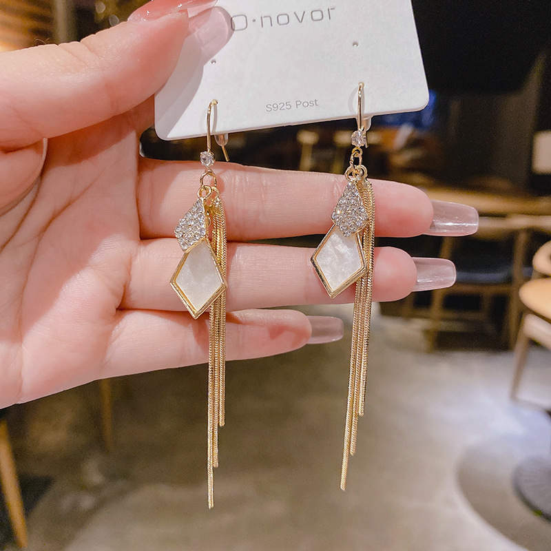 Korean on sale tassel earrings