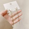 Long Tassel Butterfly Drop Earrings - Image 5
