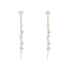 Luxury Rose Flowers Long Earrings - Image 3