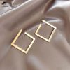 Minimalist Square Wild Earrings - Image 2