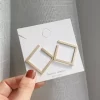 Minimalist Square Wild Earrings - Image 3