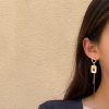 New Asymmetric French Style Earrings - Image 5