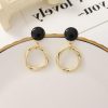 New Luxury Circle Geometry Earrings - Image 2