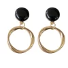 New Luxury Circle Geometry Earrings - Image 3