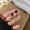 New Luxury Circle Geometry Earrings - Image 4