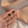 New Luxury Circle Geometry Earrings - Image 5